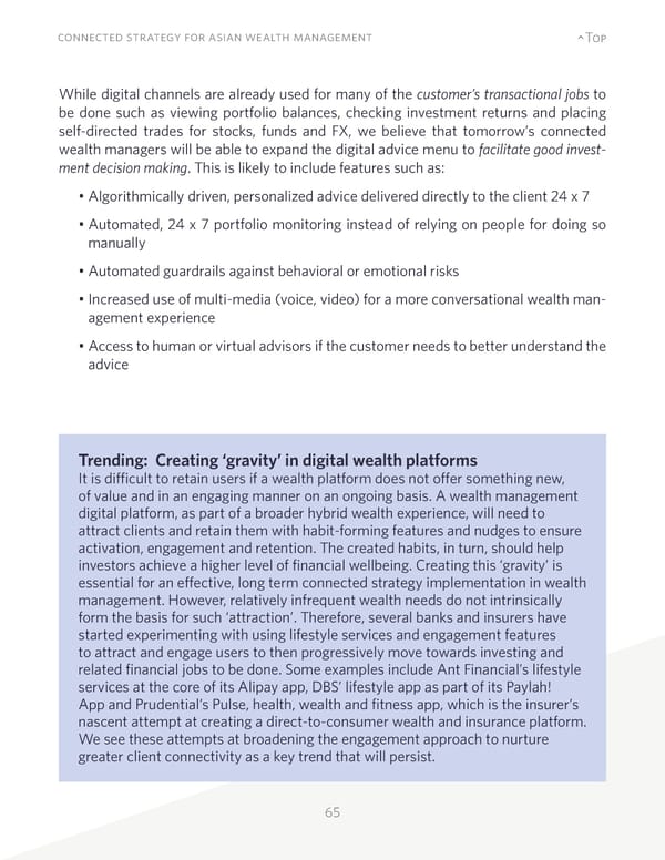 Connected Strategy for Asian Wealth Management - Page 65