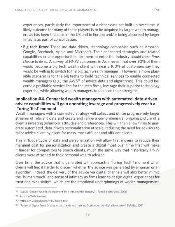 Connected Strategy for Asian Wealth Management - Page 69